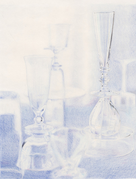 Carmen Martin, Art Things: Reflections.  Colored Pencil.